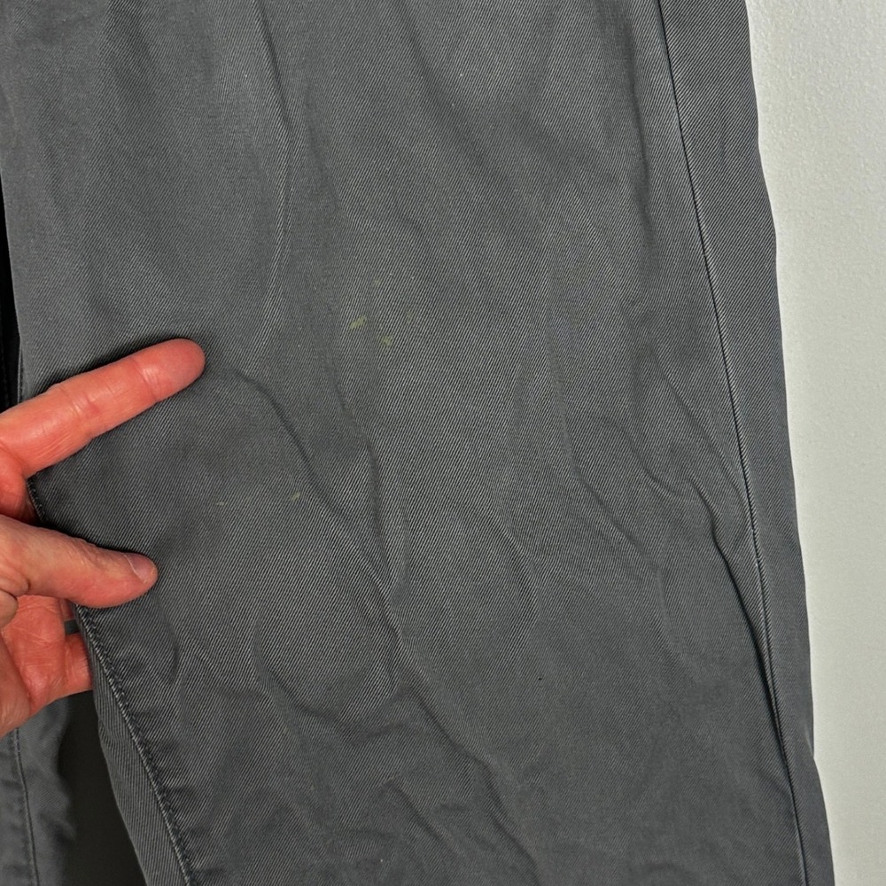 Grown & Sewn The Independent Slim Fit Grey Pants Mens Size 31 USA Button Fly - Picture 12 of 13